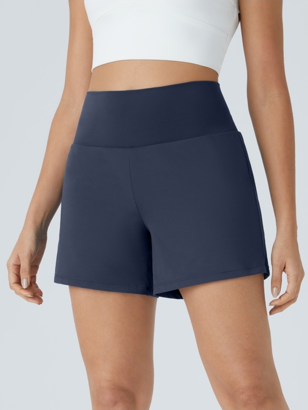 HALARA High Waisted 2-in-1 InstantCool Yoga Shorts